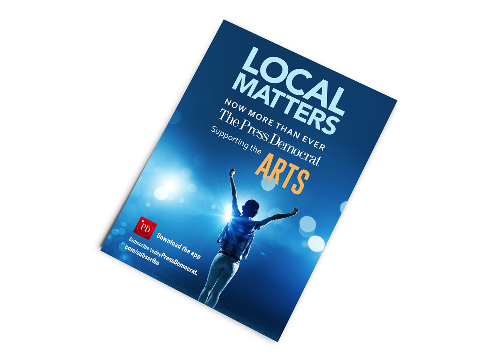 Local Matters campaign full page ad