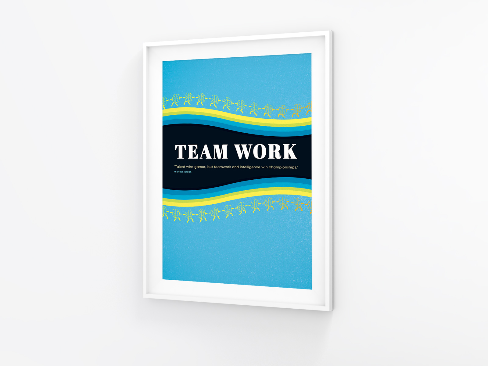 Inhouse Motivation Poster Team Work